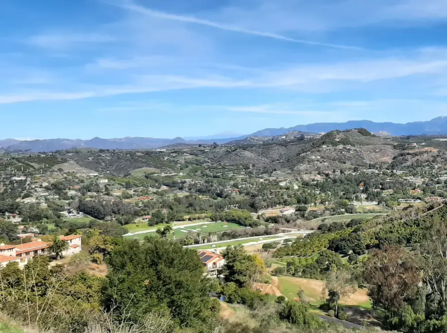 View over Saratoga Estates
