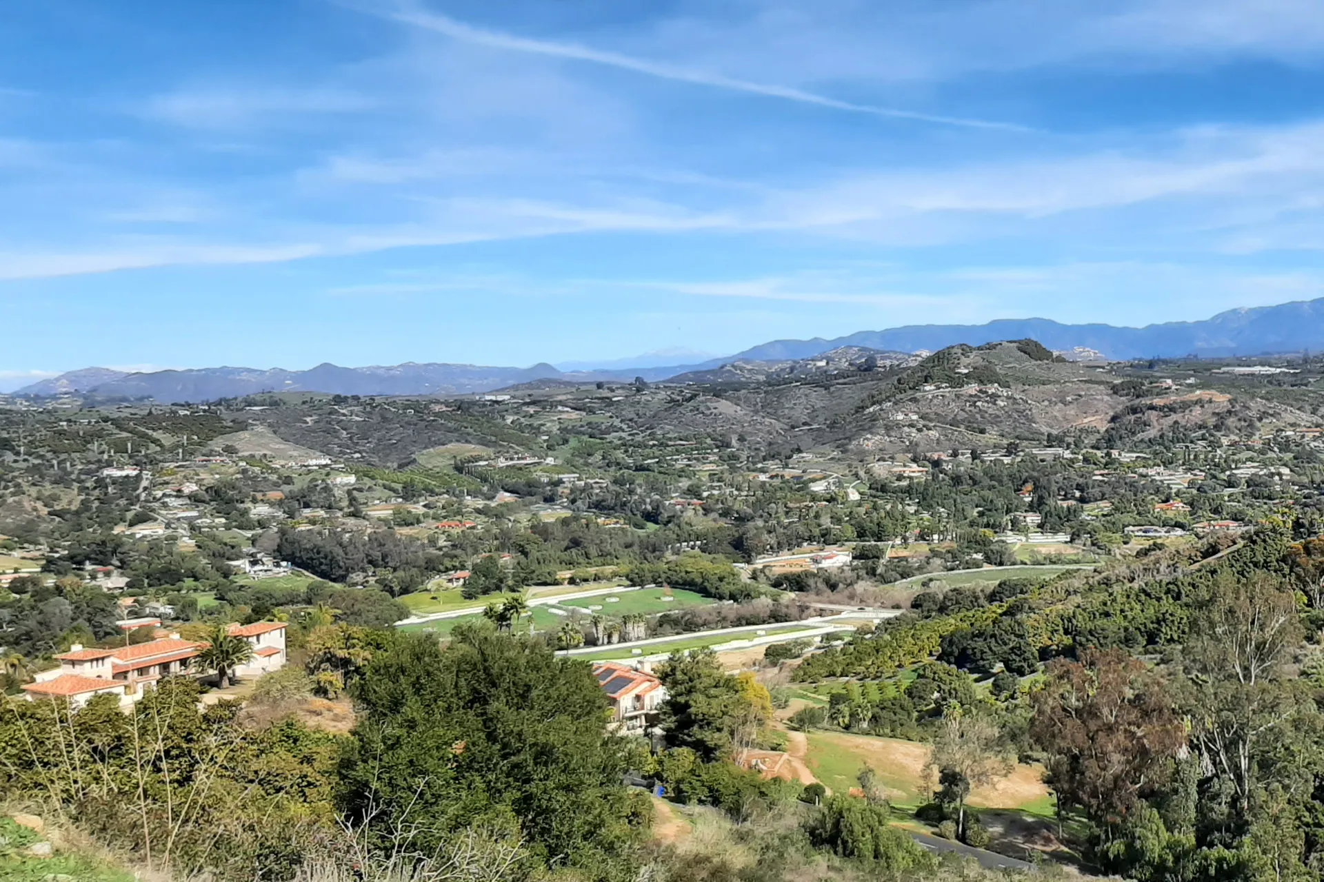 View over Saratoga Estates