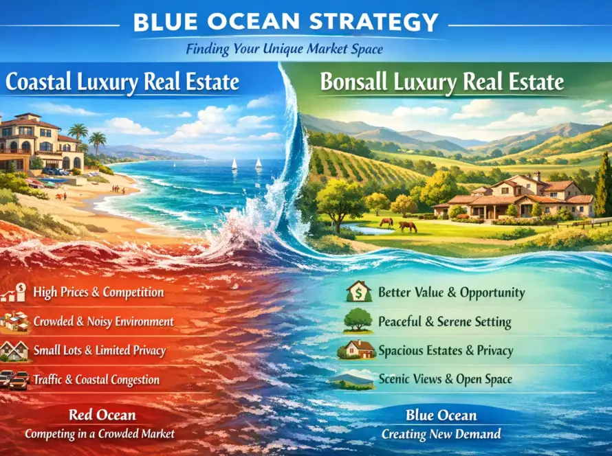 Coastal vs Bonsall luxury real estate